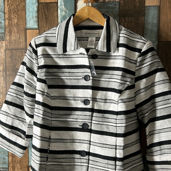 Draper’s & Damons pm striped jacket - Picture 2 of 16